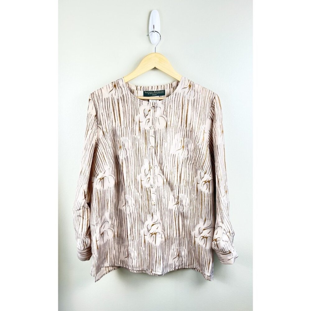 Floral Beige Women's Top